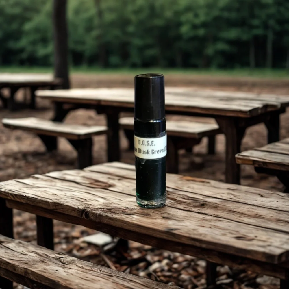 African Musk: Green (M) 1/3 Oz Roll On Fragrance Oil