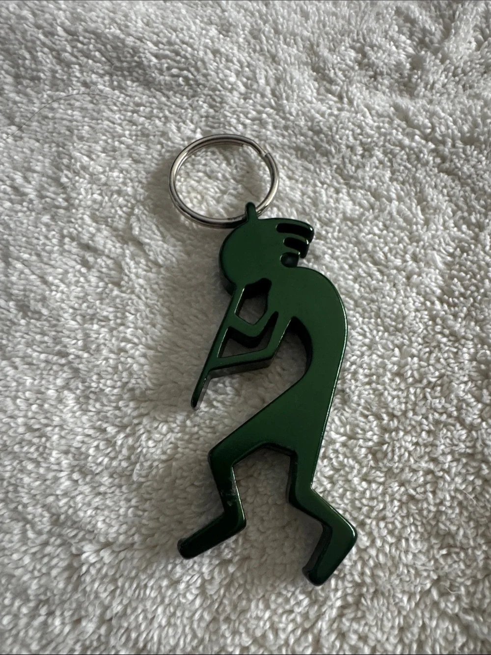 Kokopelli Key Chain…Anodized…New.