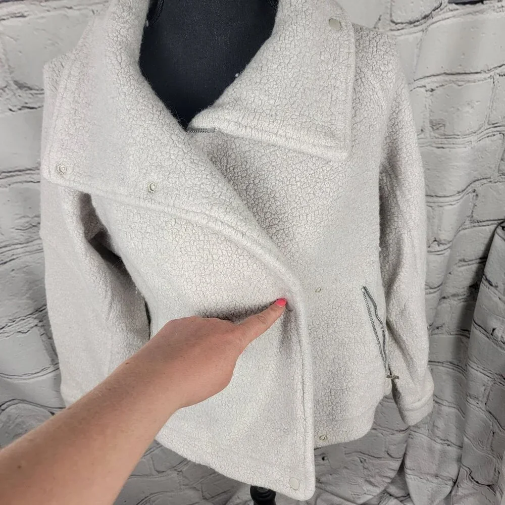 LULULEMON‎ Show Me The Sherpa Jacket Women Size 6 Wool Blend Casual Athleisure