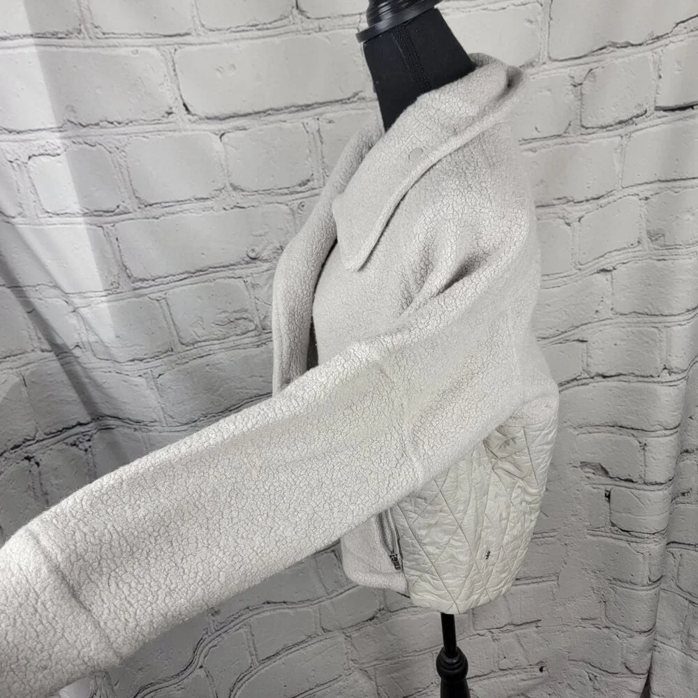 LULULEMON‎ Show Me The Sherpa Jacket Women Size 6 Wool Blend Casual Athleisure