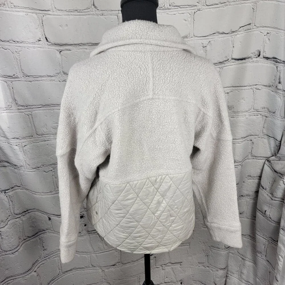 LULULEMON‎ Show Me The Sherpa Jacket Women Size 6 Wool Blend Casual Athleisure