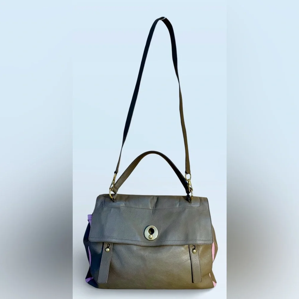 Yves Saint Laurent (YSL) Muse Large Leather Satchel – Shoulder Strap Included
