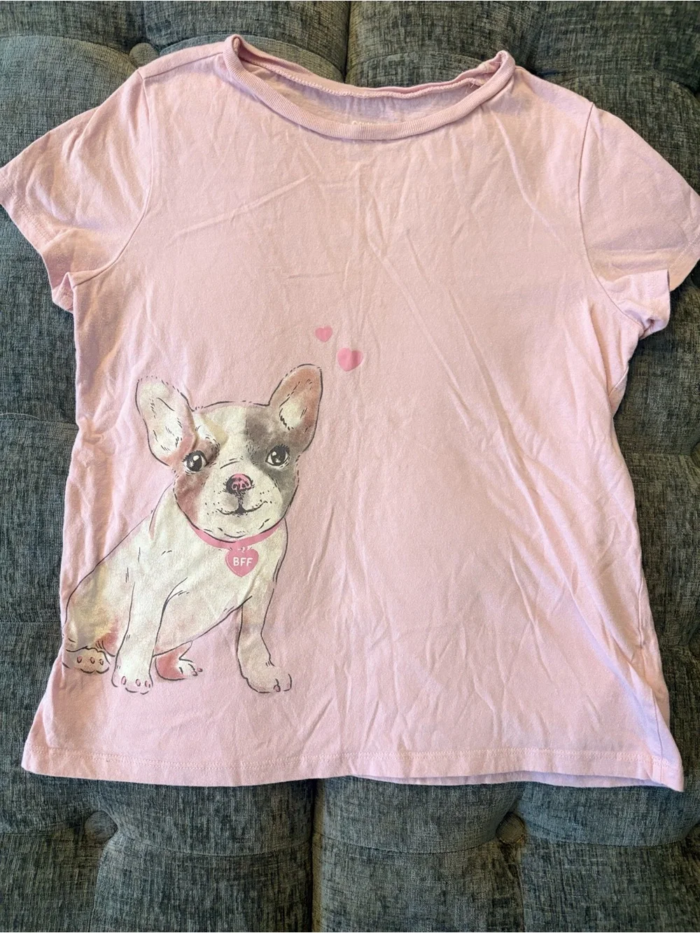 OshKosh B'gosh Pink Tee with Puppy Graphic