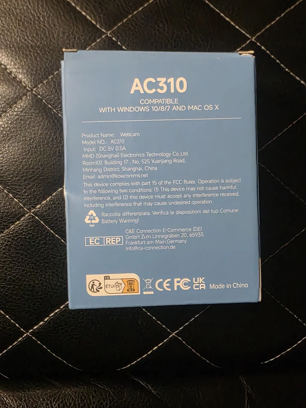 N/A ac310 black