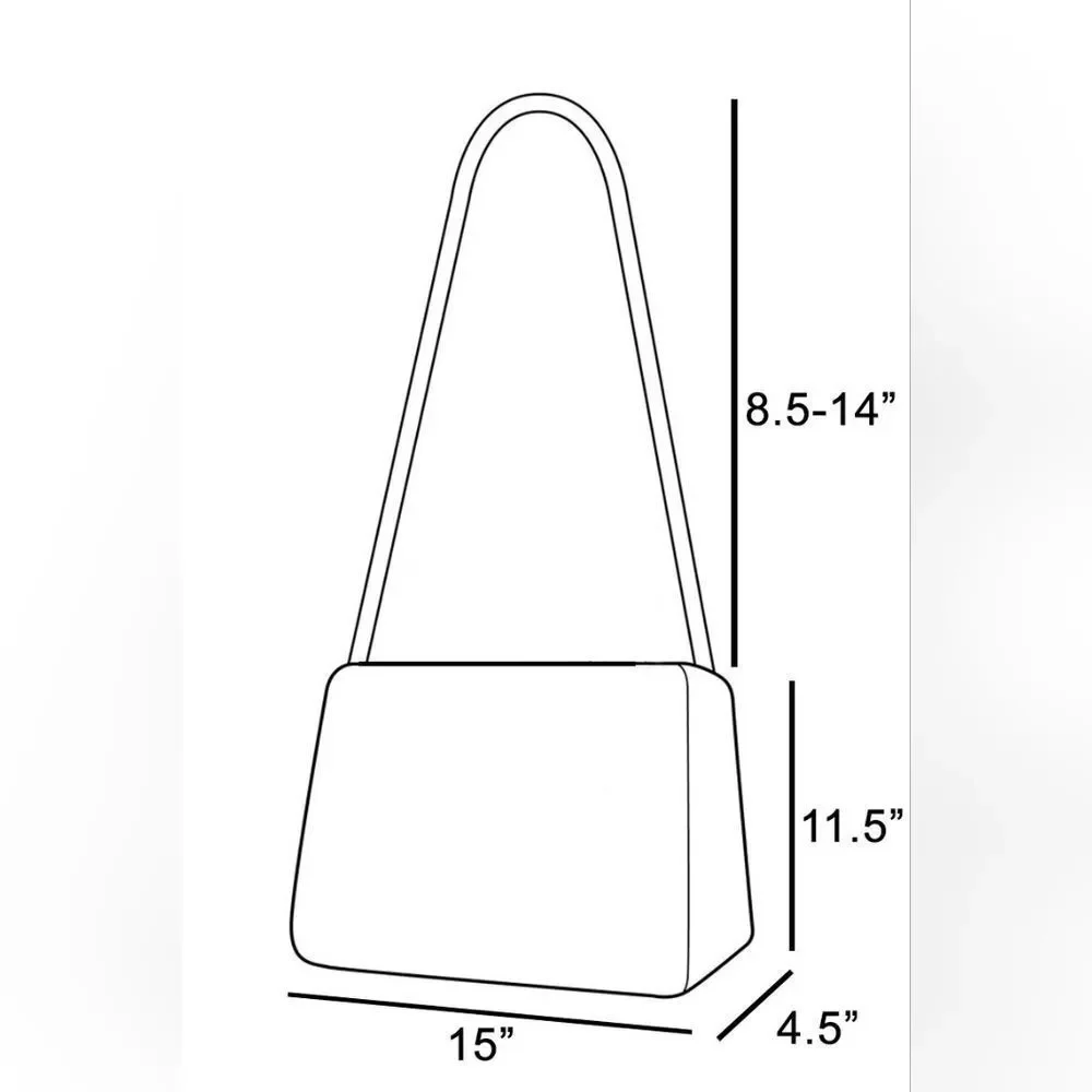 Fame Casual Studded Faux Leather Taupe Or Tan Bucket Bag
