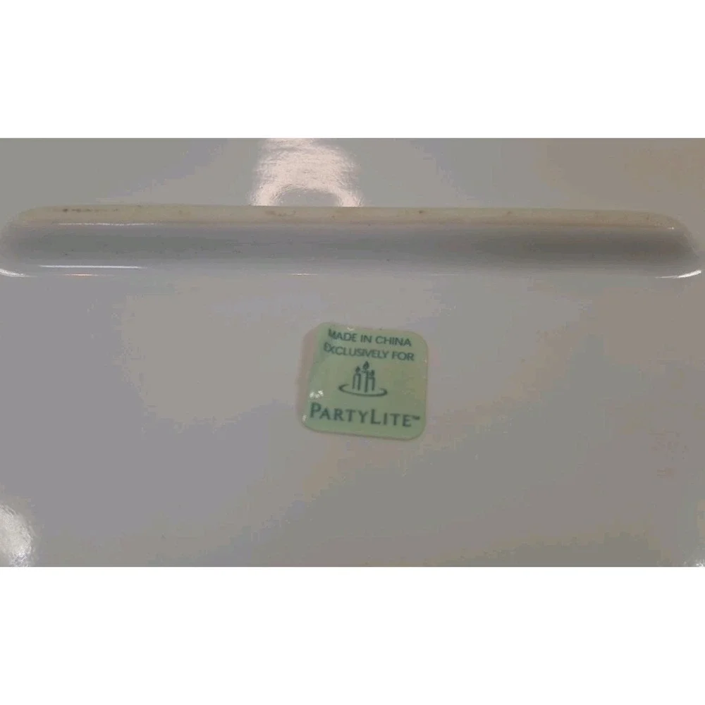 PartyLite ceramic platter