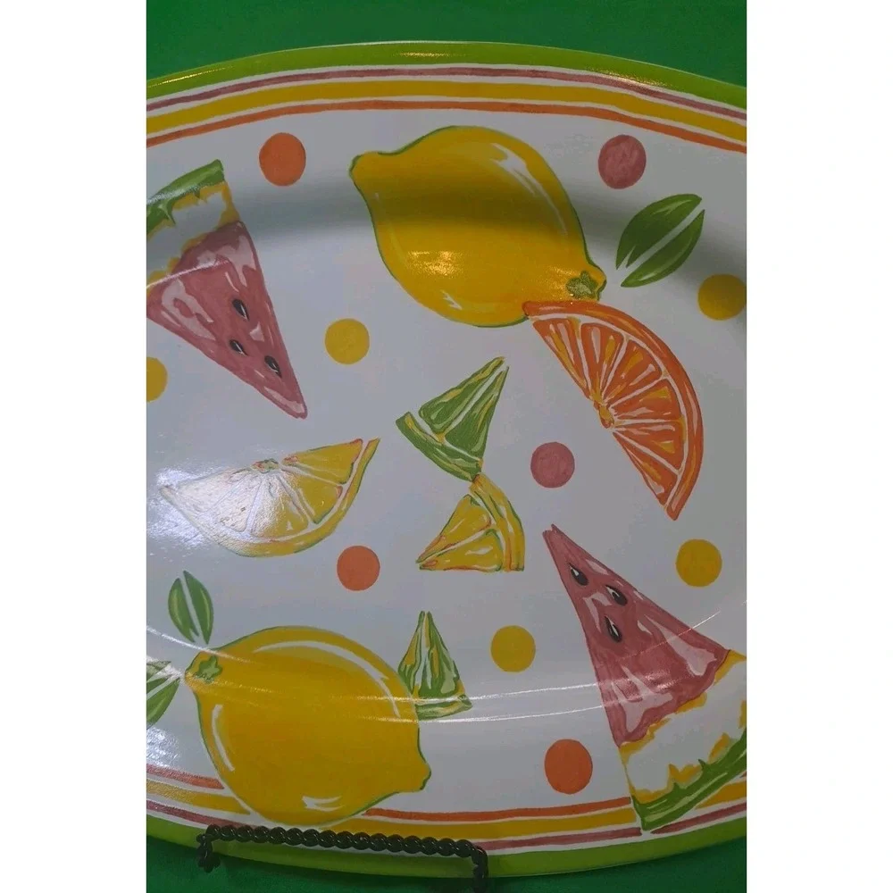 PartyLite ceramic platter