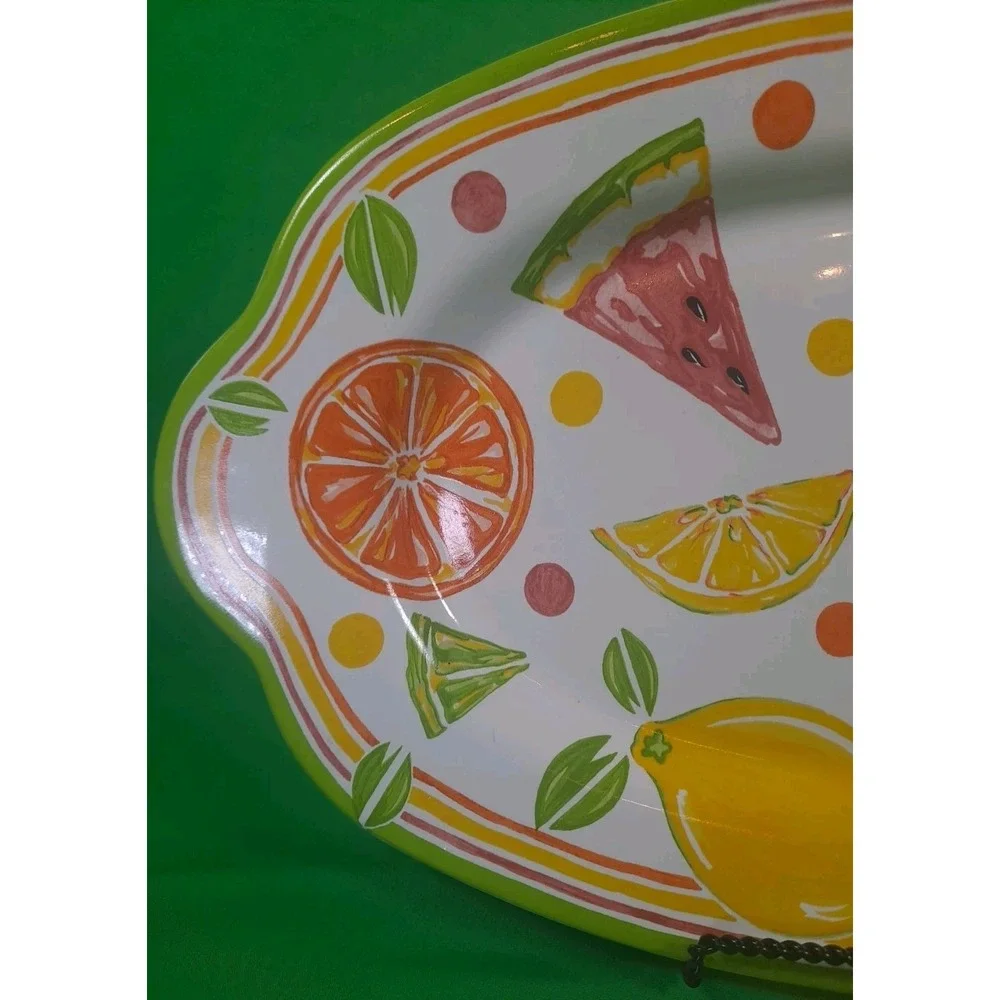 PartyLite ceramic platter