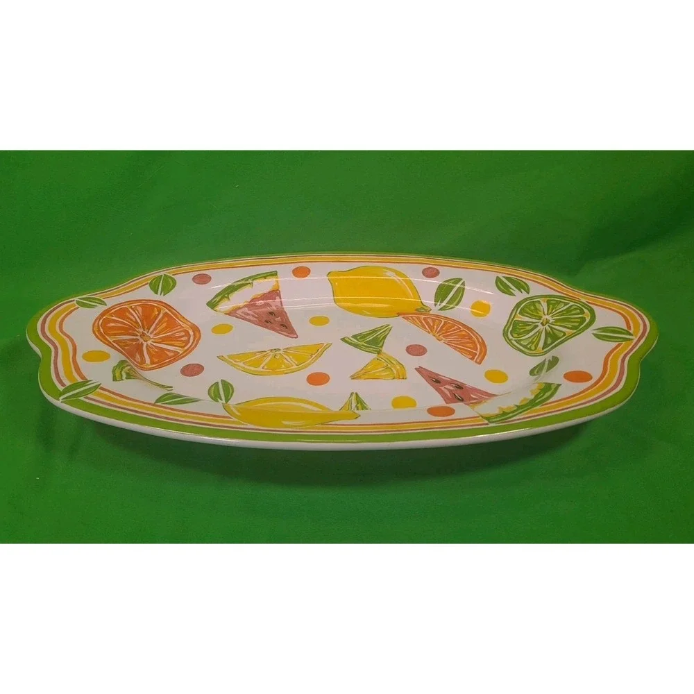 PartyLite ceramic platter