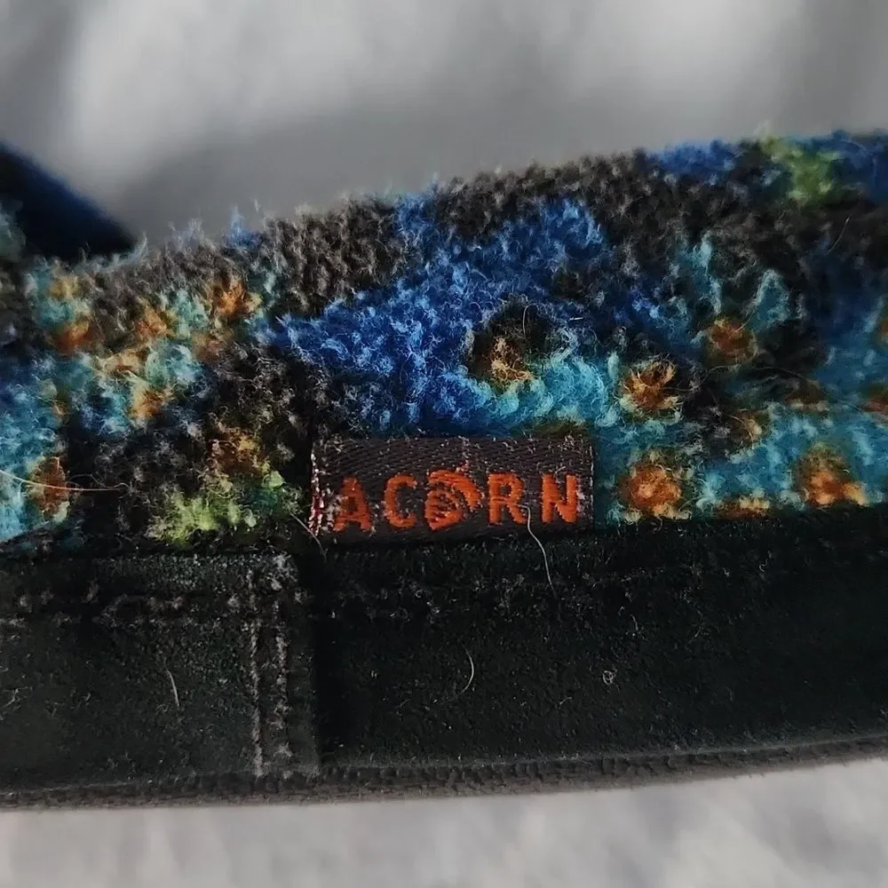 Acorn slippers blue