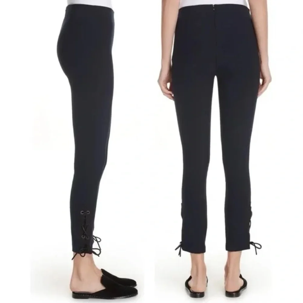 Rag‎ & Bone Simone Lace Up Dress Pants in Navy Size 4