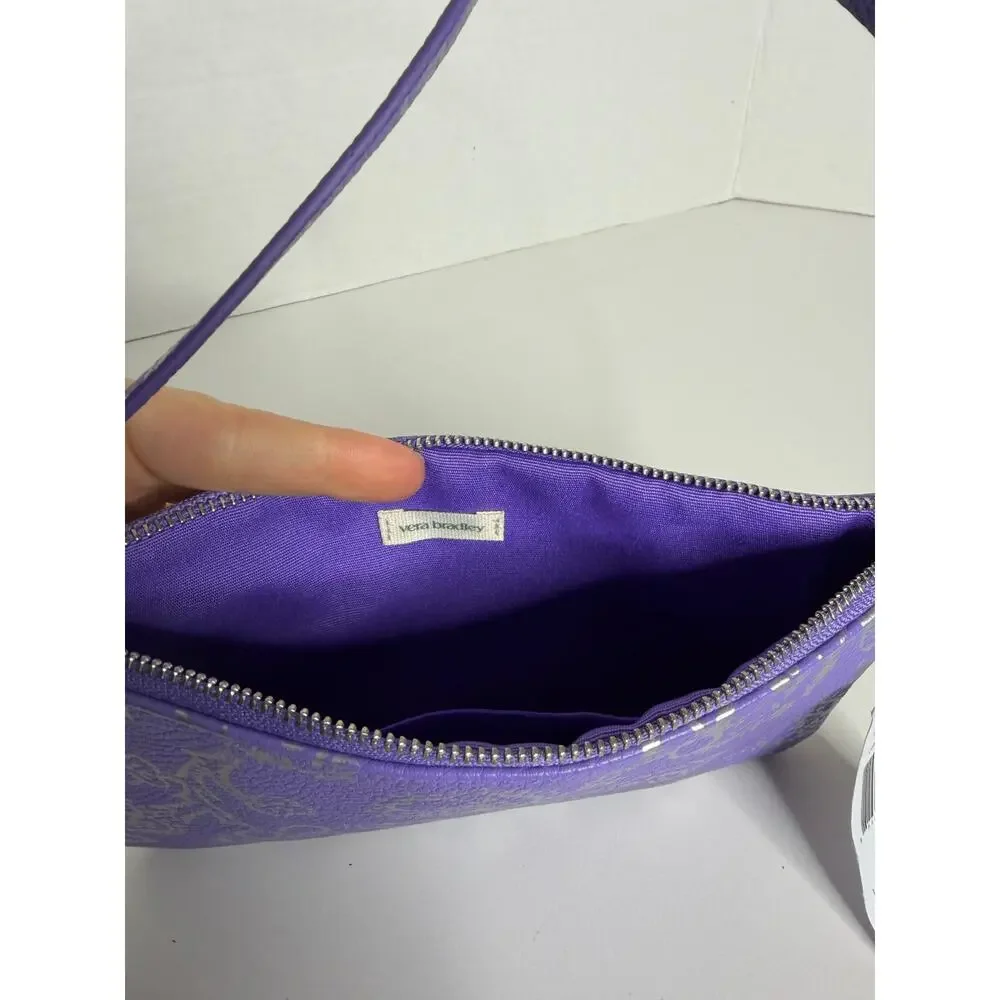 NEW Vera Bradley Faux Leather Essential Wristlet Dahlia Purple
