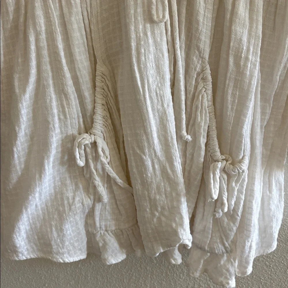 Free People So Serene Cotton Mini Dress