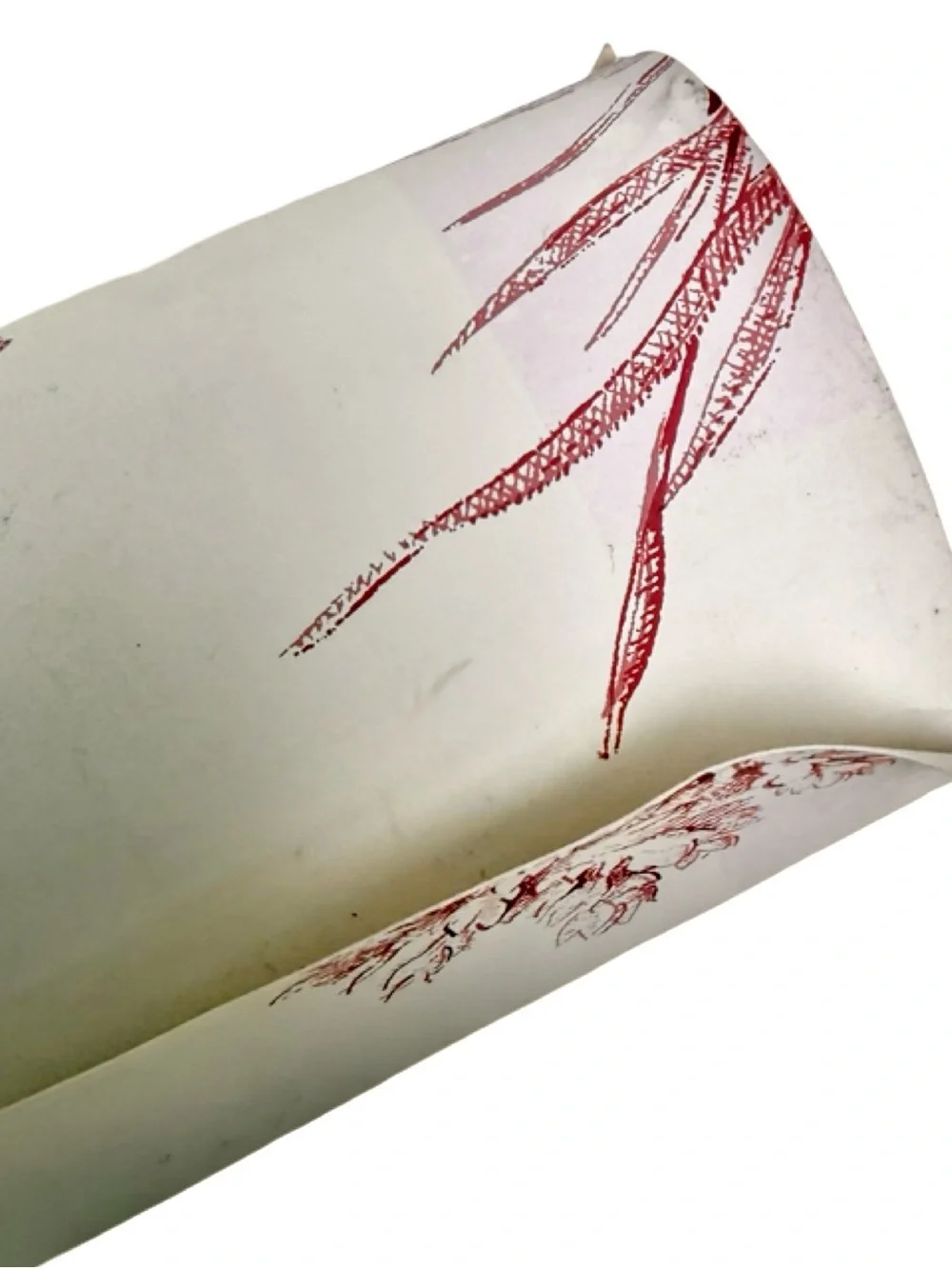 Stroheim & Romann Vintage Wallpaper Les Toiles IV Design White Burgundy Classic