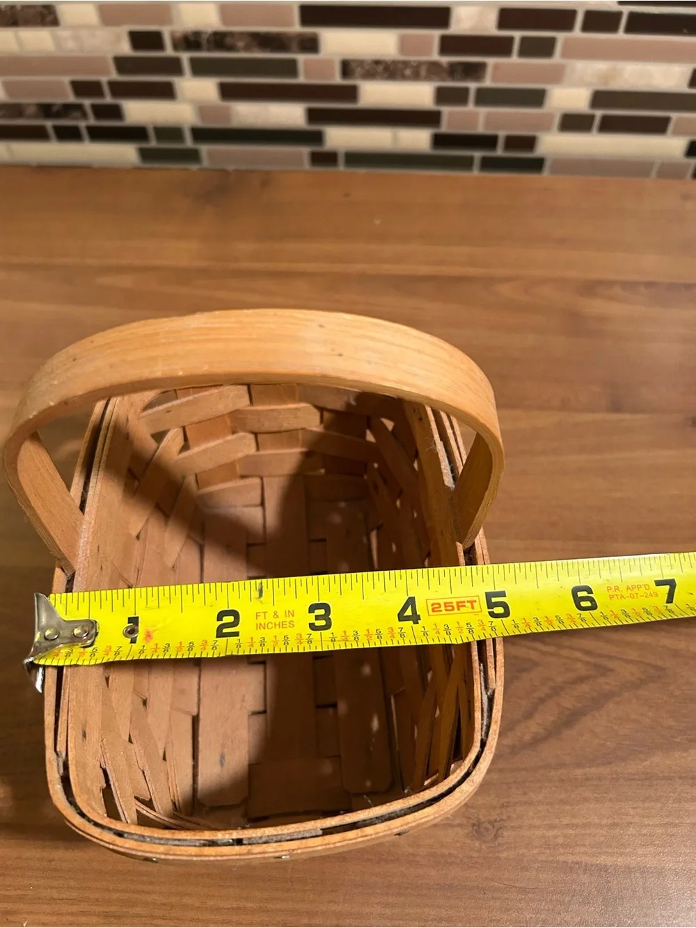 Longaberger handwoven wooden