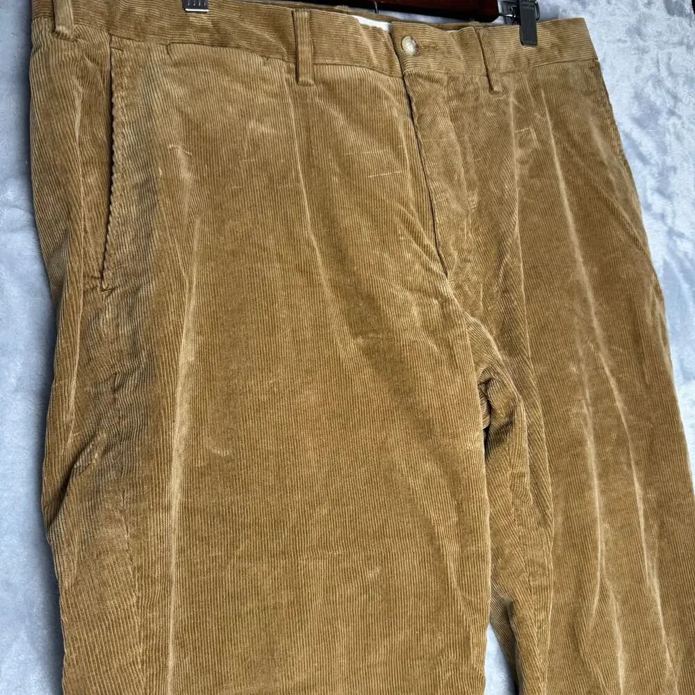 Polo Ralph Lauren Stretch Classic Fit Tan Corduroy‎ Pants Mens 36x32