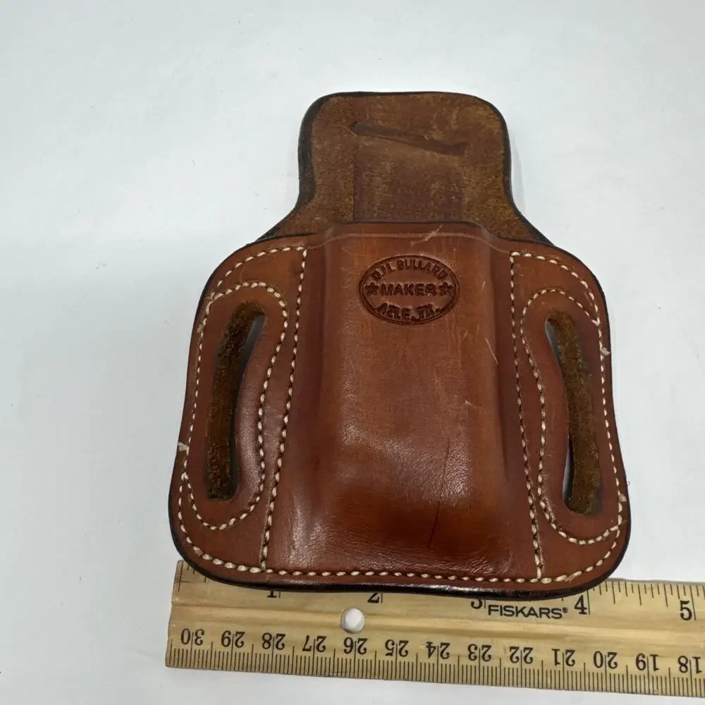 DM Bullard Maker‎ Brown Leather Custom Holster For GLOCK 17/22/31 OWB