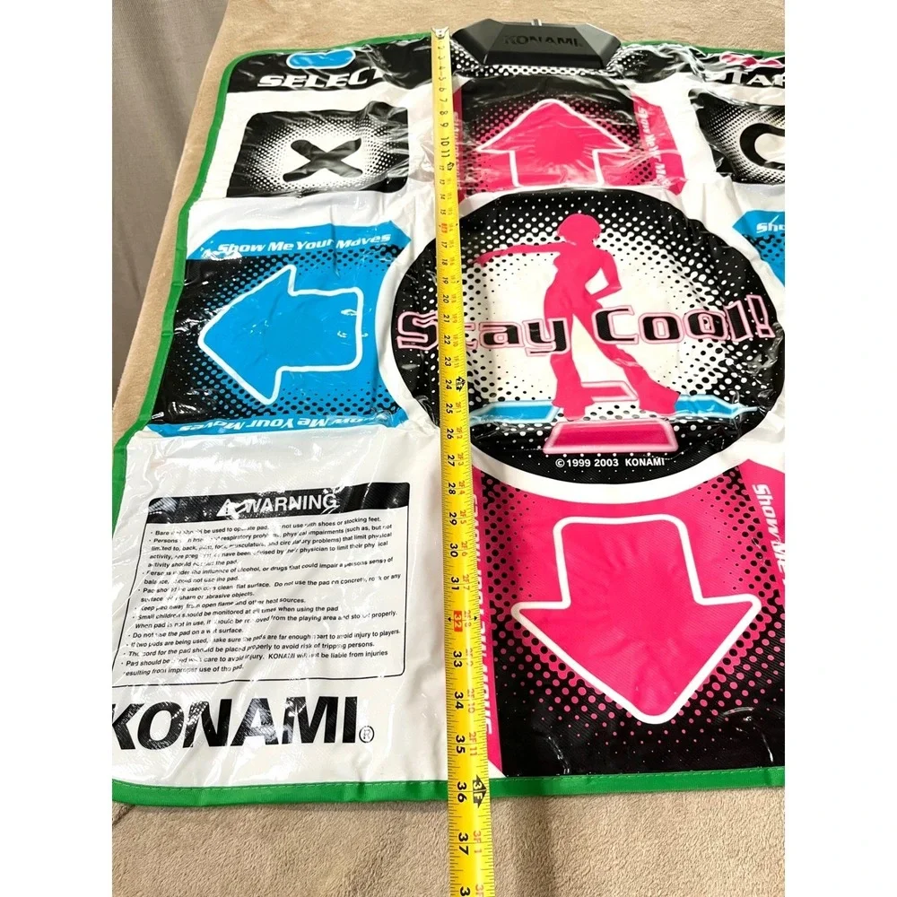 Konami Dance Dance Revolution Stay Cool DDR Soft Pad PlayStation UNTESTED