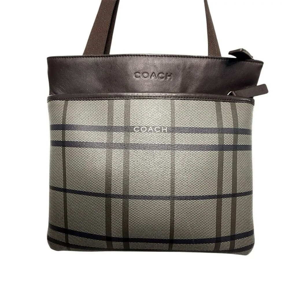 Coach authentic plaid