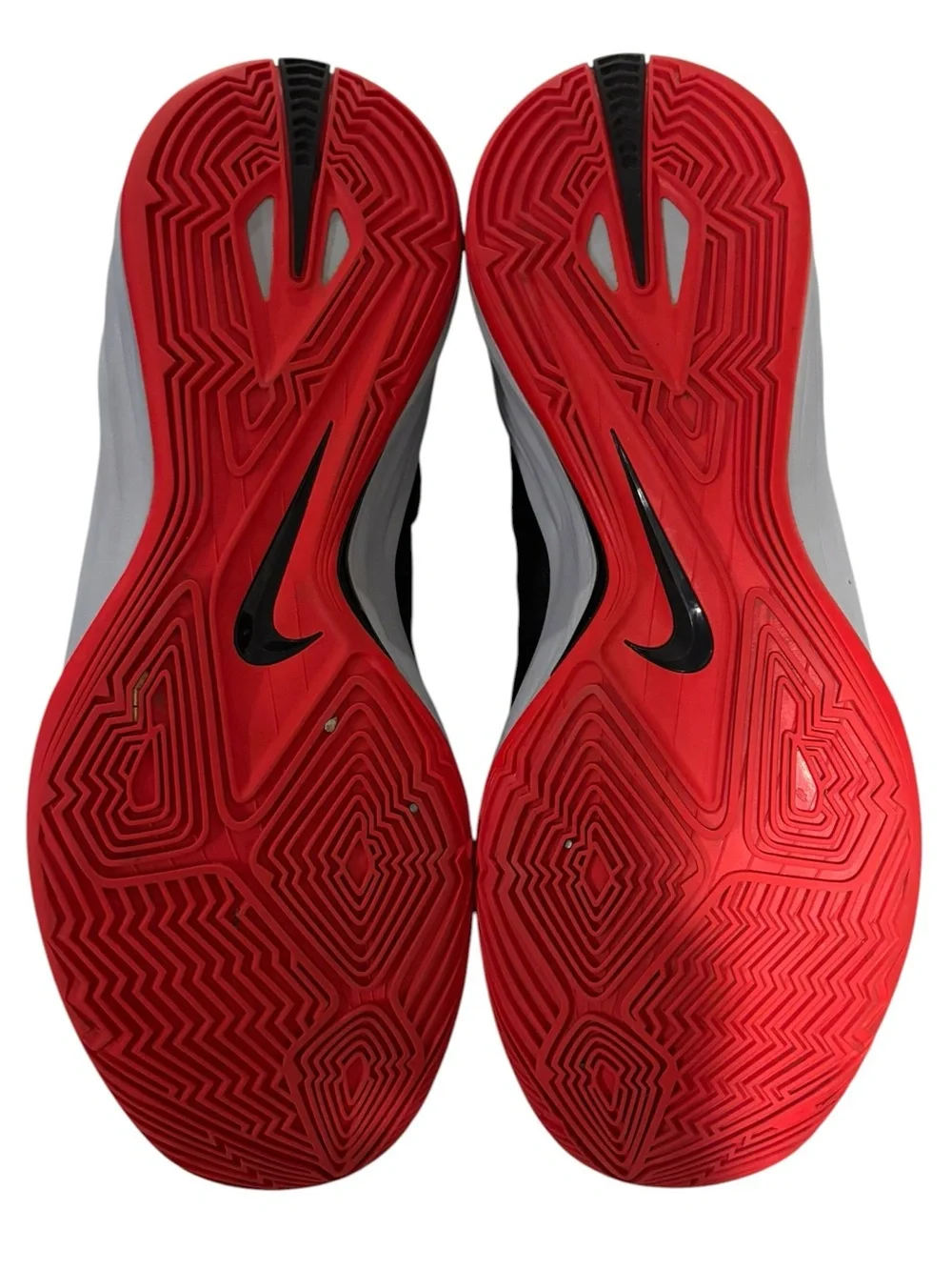 Nike Hyperdunk 2014 Black/University Red-Wolf Grey-Metallic Silver  (Size 12).
