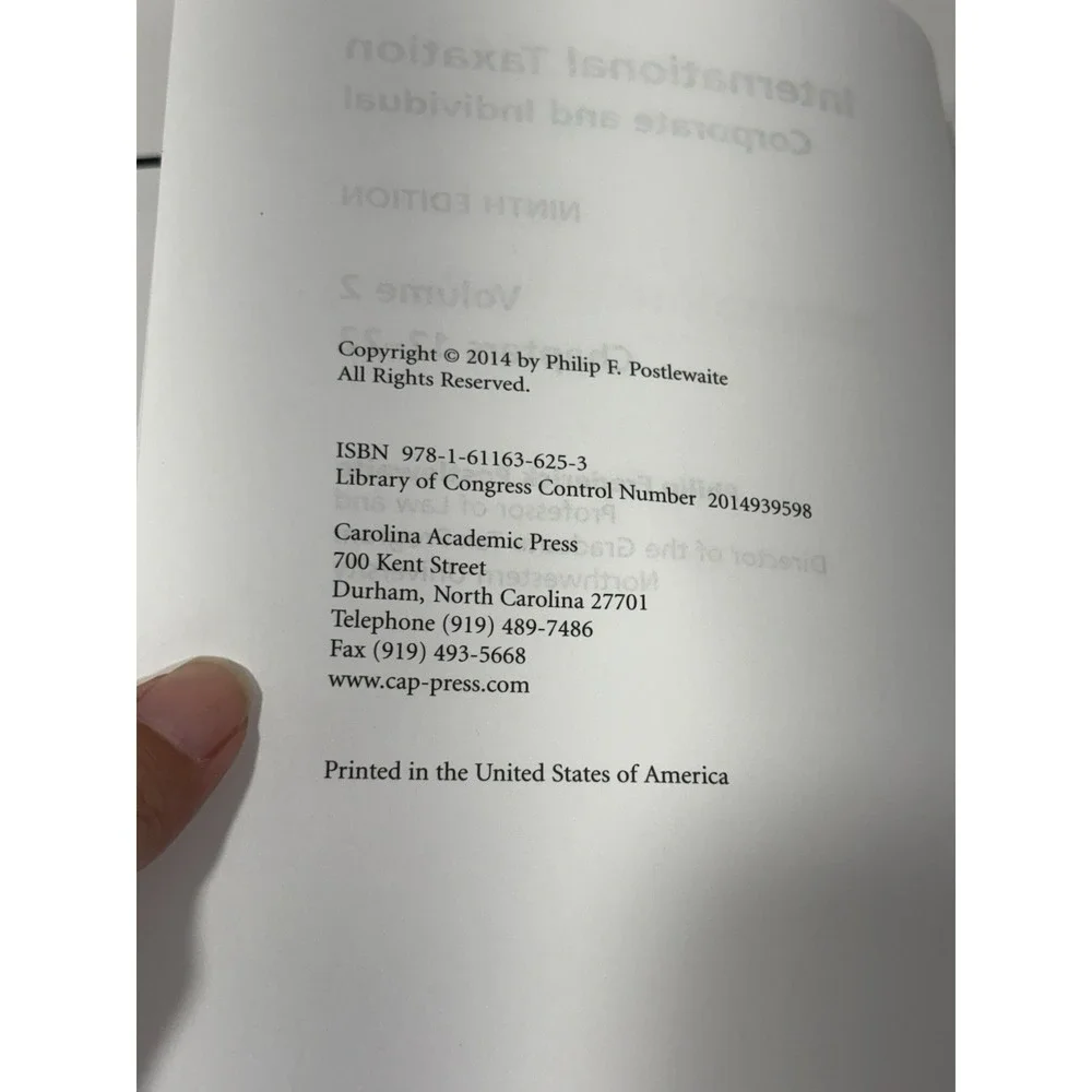 N/A international taxation