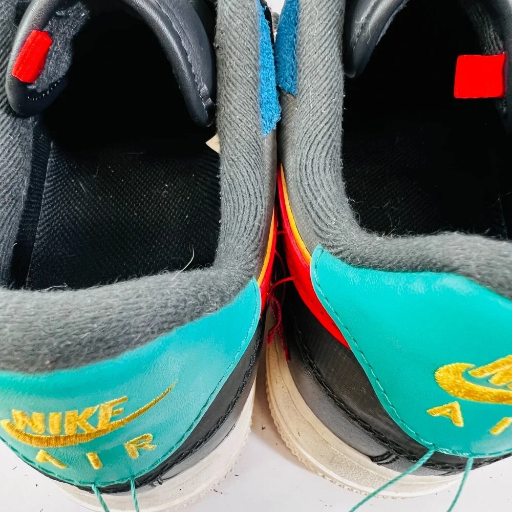 Nike Air Force 1‎ Low BHM 2020 MultiColor CT5534-001 Sz 9.5