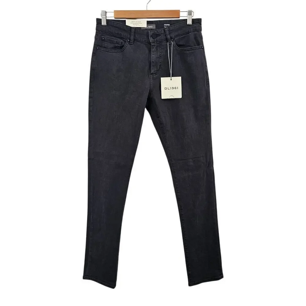 DL1961 Cooper Tapered Slim Jean in Ominous Gray Size 29x32 NWT