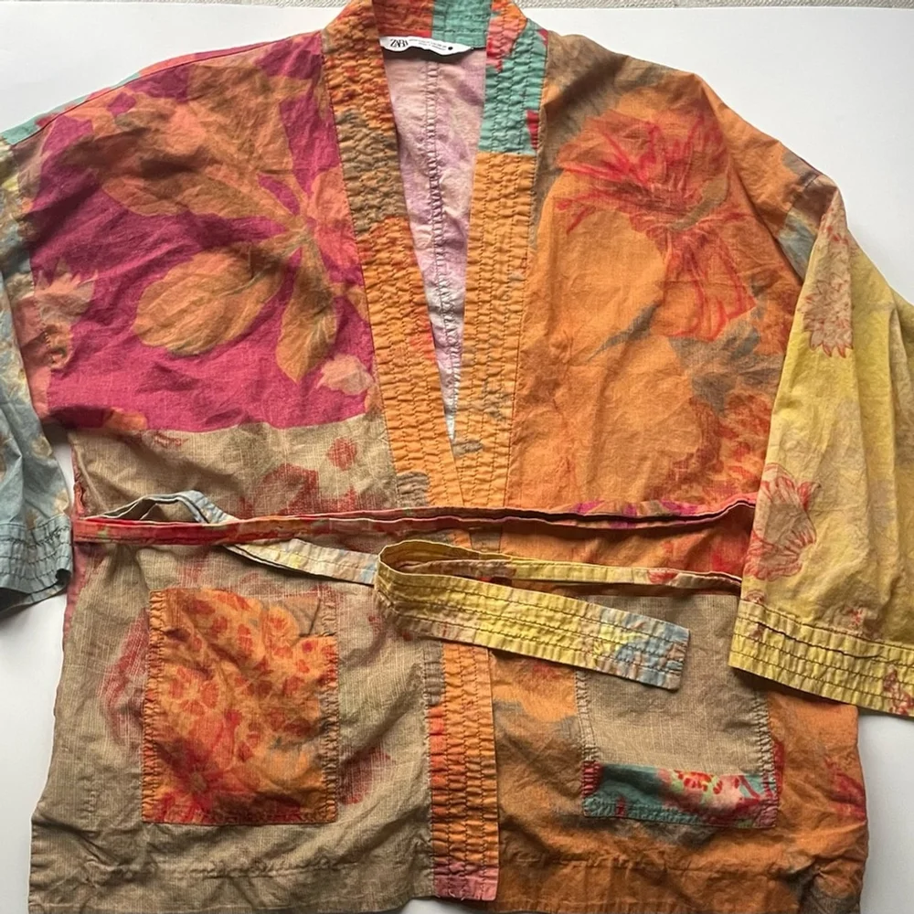 Zara patchwork kimono