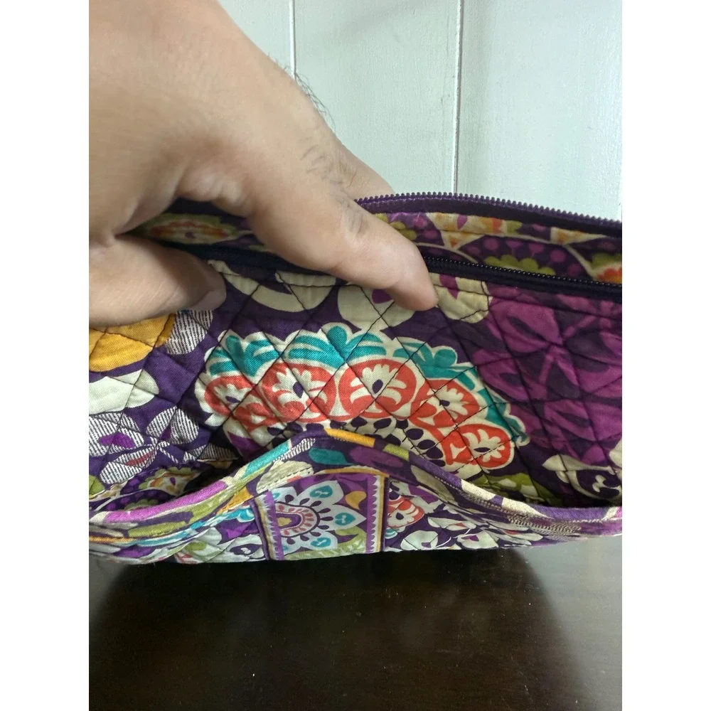 Vera Bradley Floral Hobo Bag Women's Quilted Shoulder Bag Purse‎