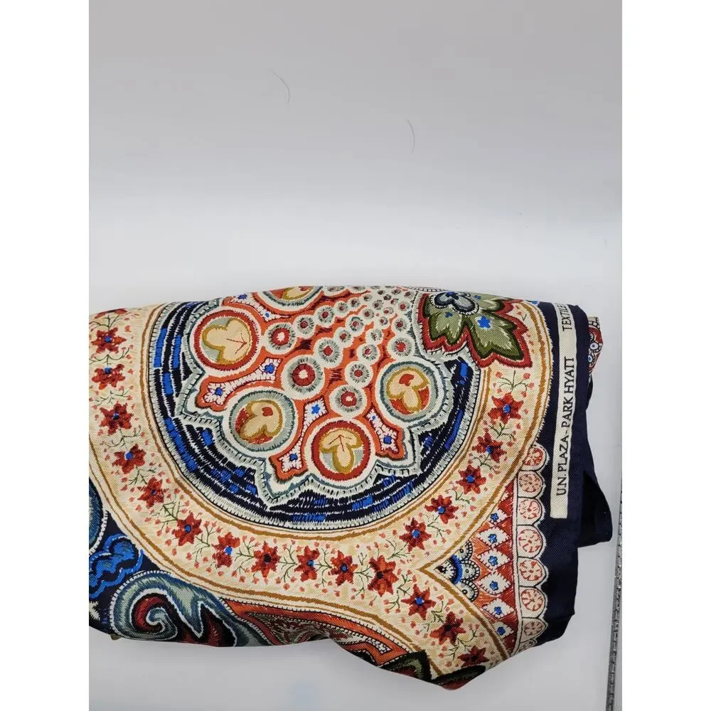 silk scarf women vintage