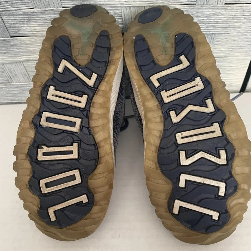 Nike Air Jordan 11 Sz 10C Retro Low TD BG Size 10C Toddler Shoes Blue Suede‎