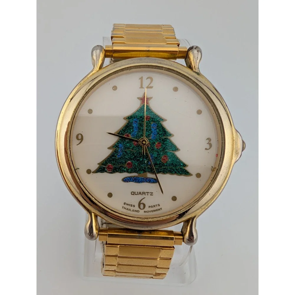 Vintage Servon Christmas Tree Swiss Watch 7.5