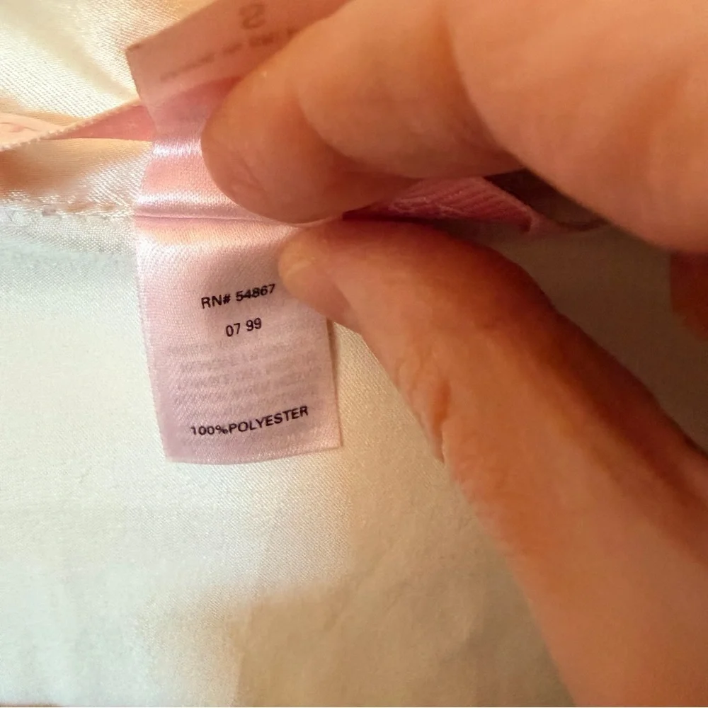 Victorias Secret label satin 5”