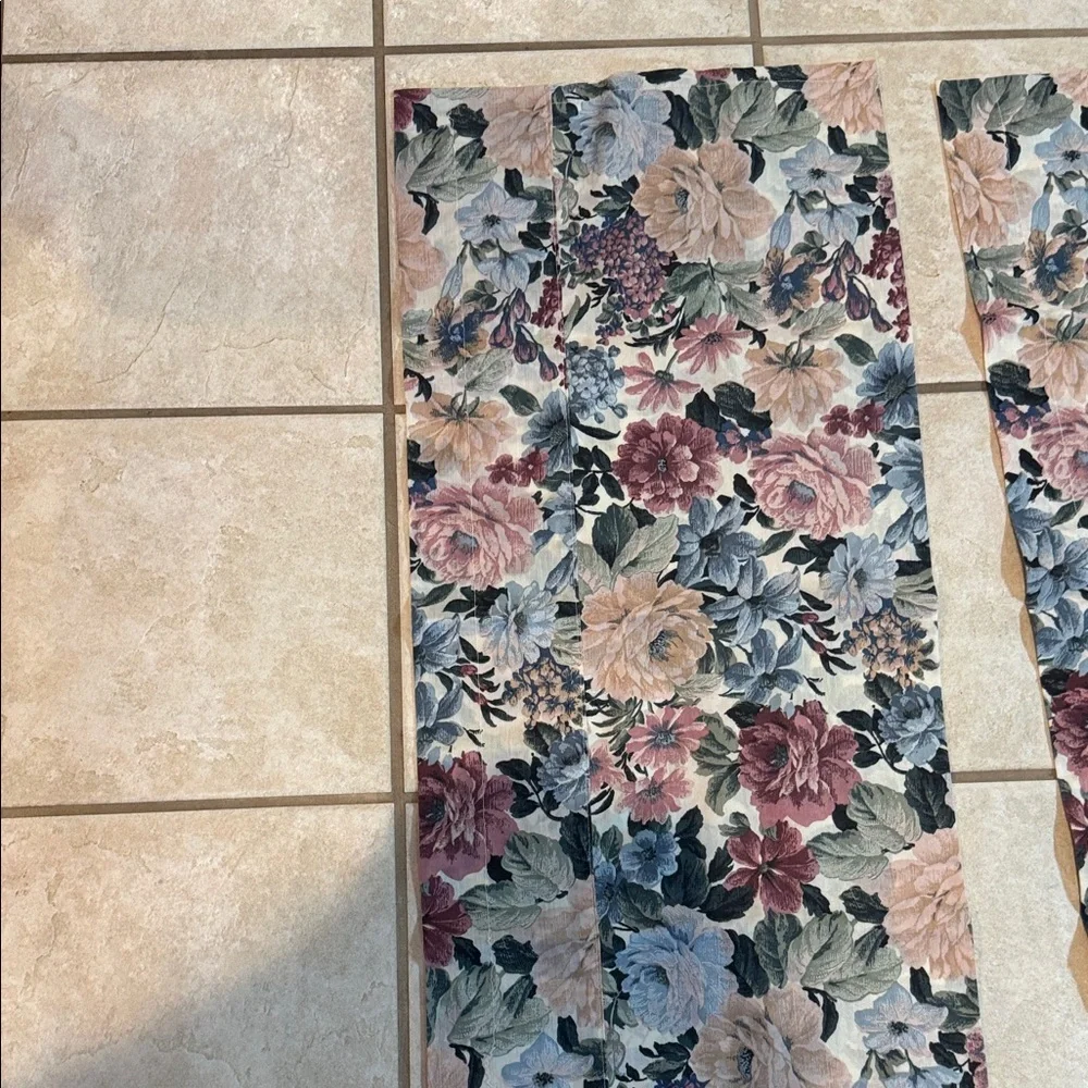 Source Unknown pair floral