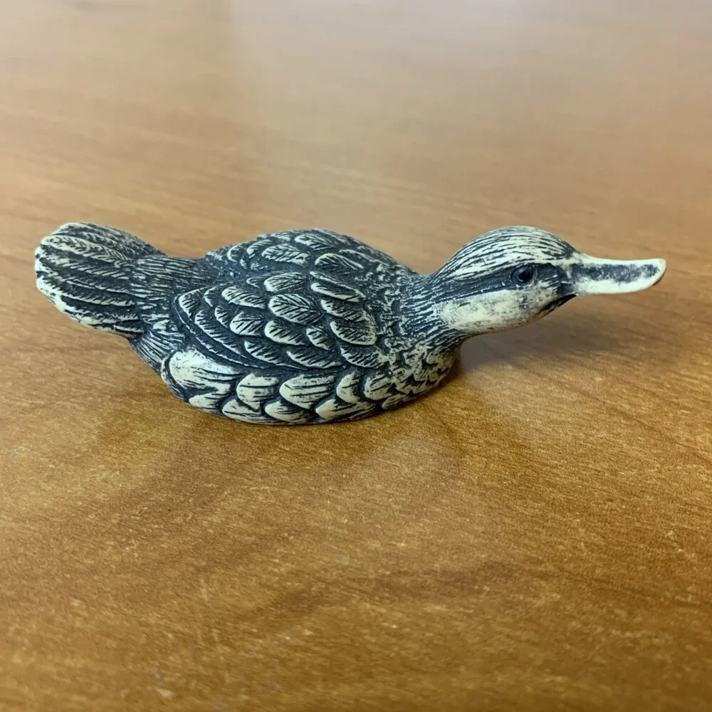 Gadwall Vintage Duck 1989 English Leather Wilderness Series Miniature 3”x1.25”
