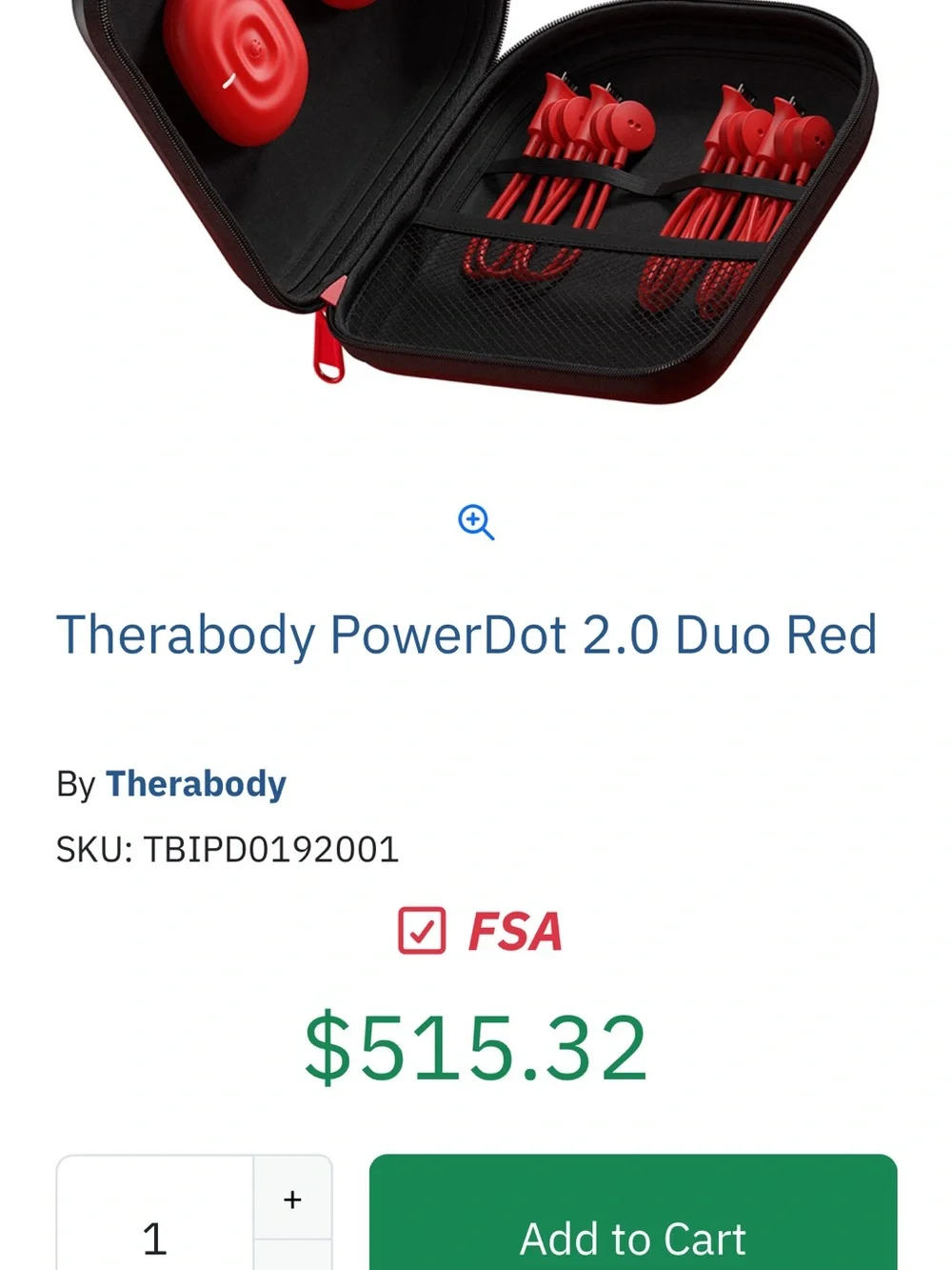 Smart Muscle Stimulator - Red