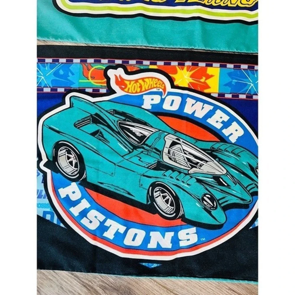 Vintage Hot Wheels Pillow Cases Twang Thang Power Pistons 1997 Mattel N3