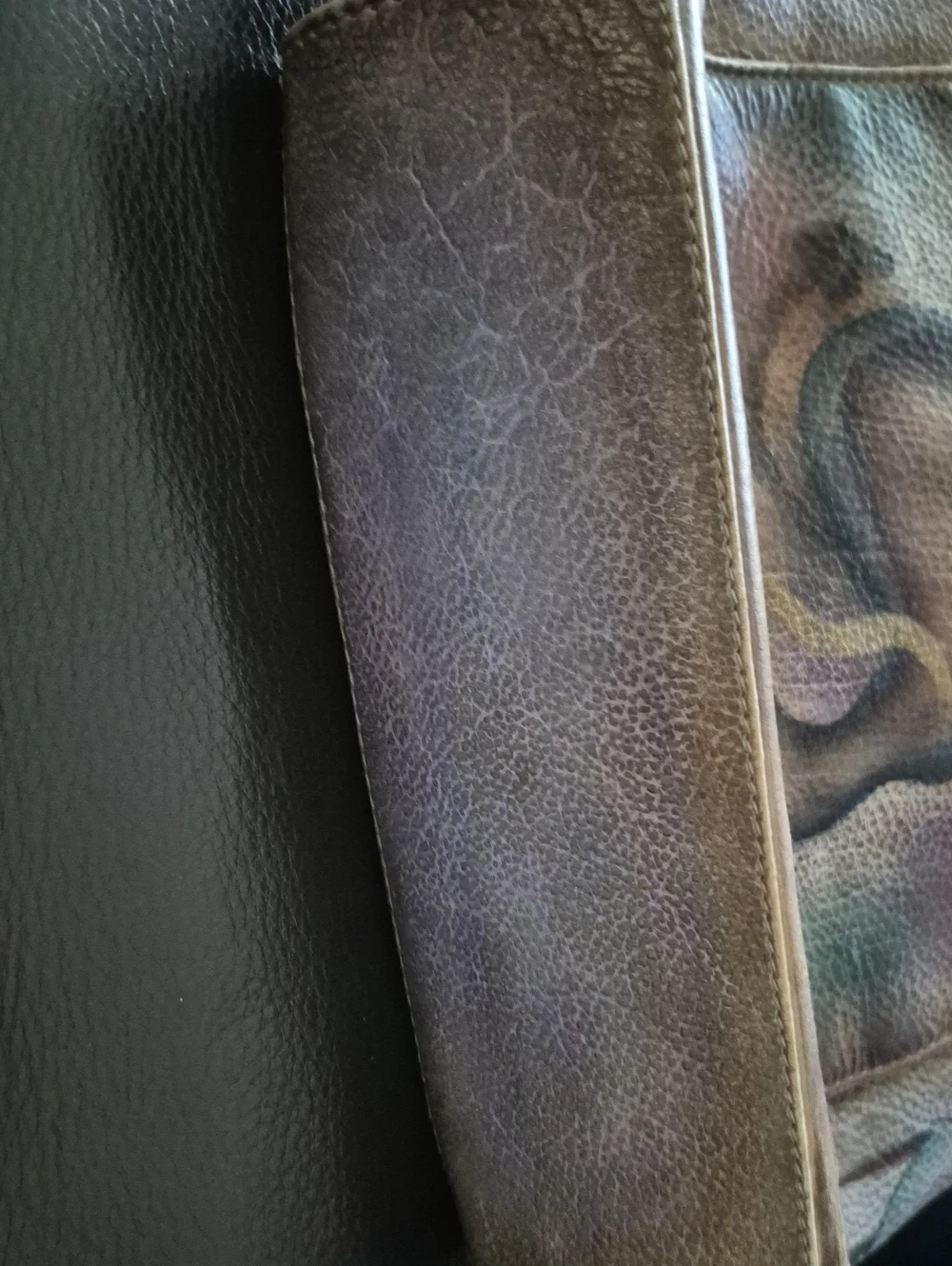 Anuschka Hand-Painted Leather Crossbody Tote/ Shoulder Bag