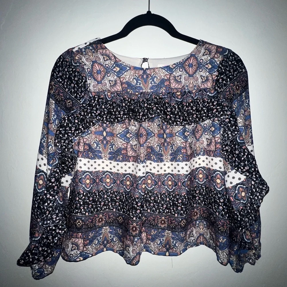 Girls Gianni Bini‎ Floral Blouse L/12