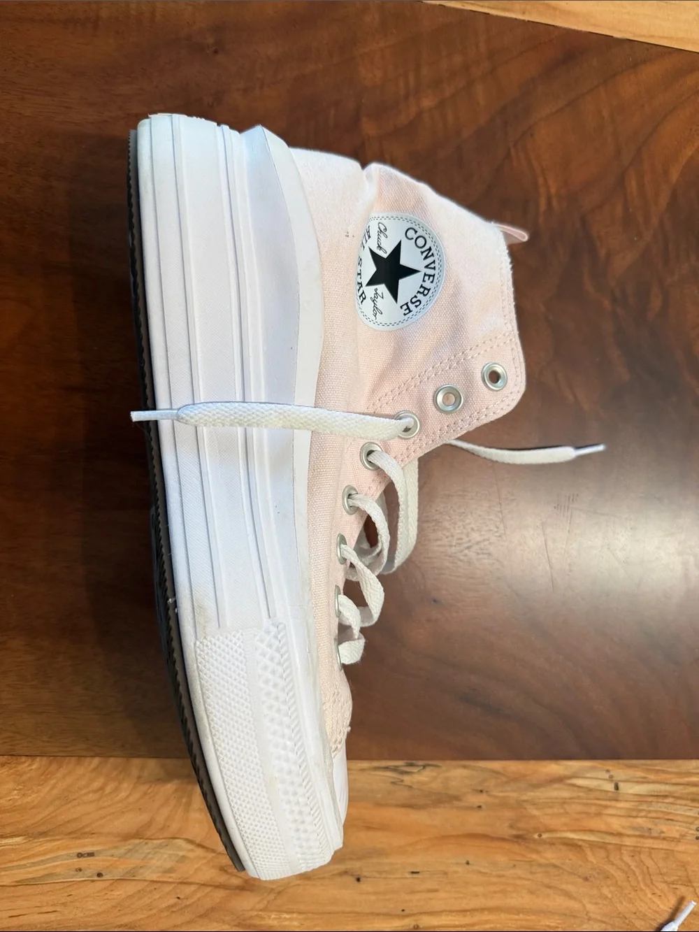 Converse Kids Pink High-Top Platform Sneakers