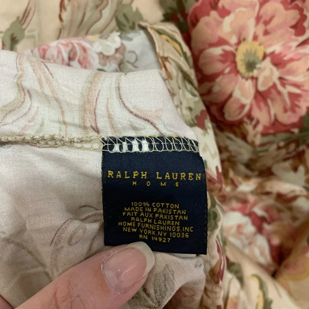 Ralph Lauren floral pillow