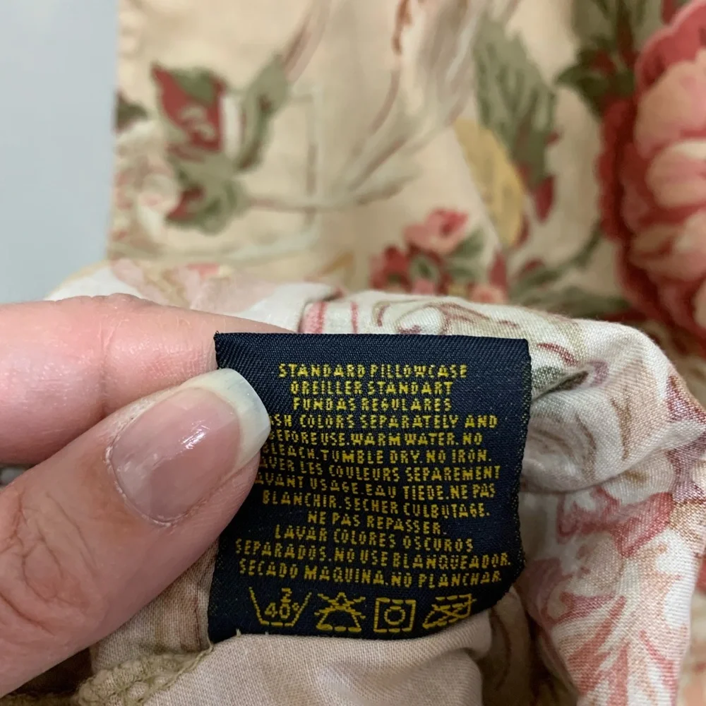 Ralph Lauren floral pillow