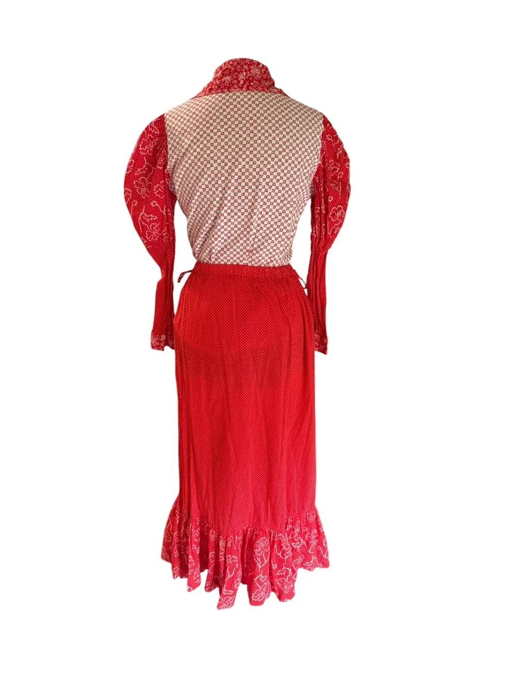 Vintage handmade red