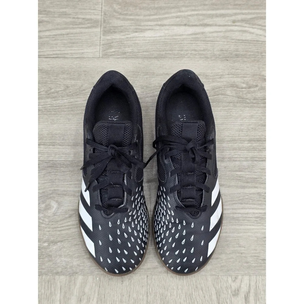 Adidas Predator Freak.4 Sala Indoor Soccer Shoes Blk/White FY0630 M's Size 6