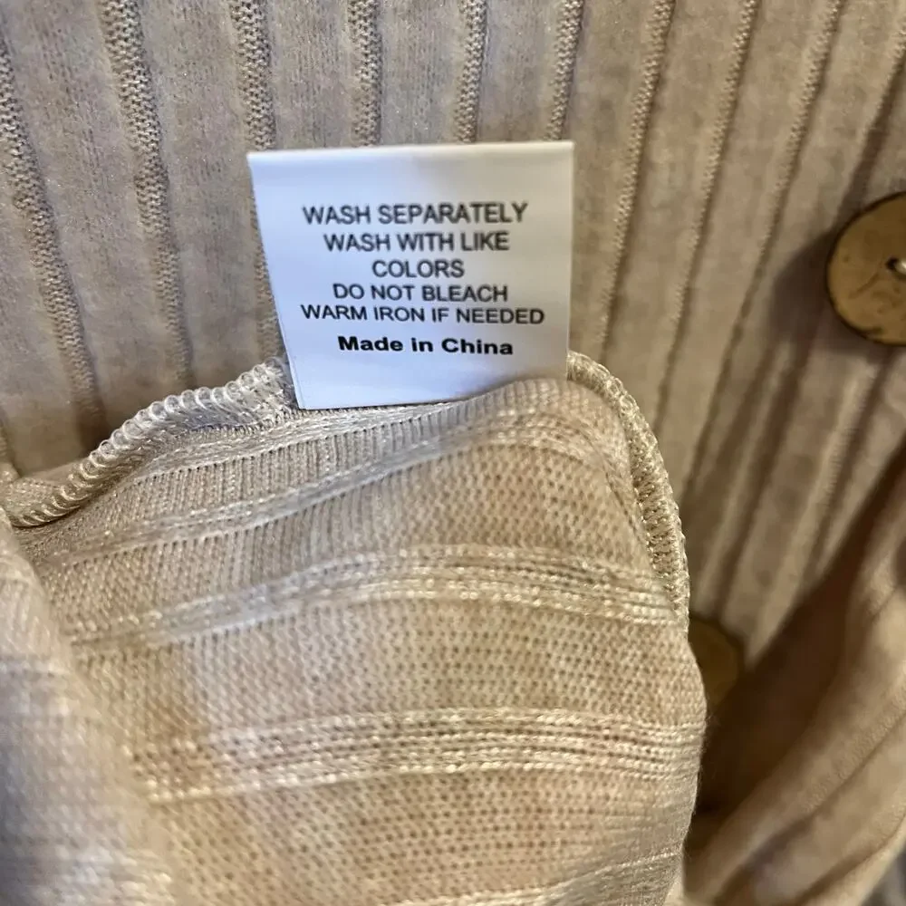 N/A ribbed knit
