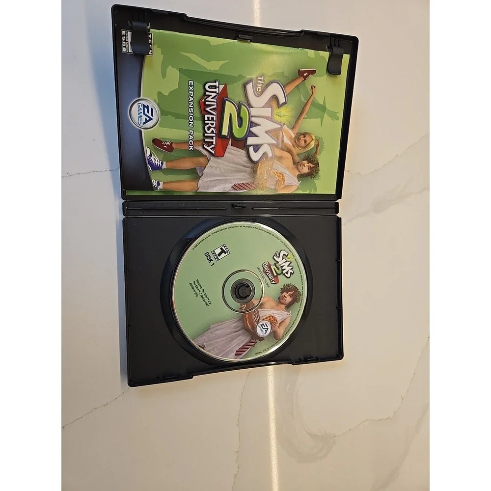 Sims 2: University Expansion Pack (PC CD-ROM 2005) Complete w Manual - Free Ship