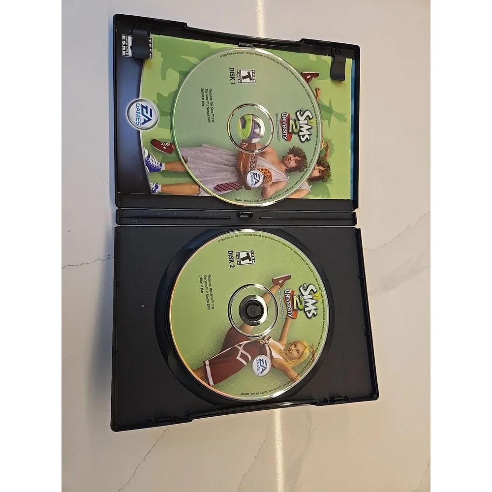 Sims 2: University Expansion Pack (PC CD-ROM 2005) Complete w Manual - Free Ship