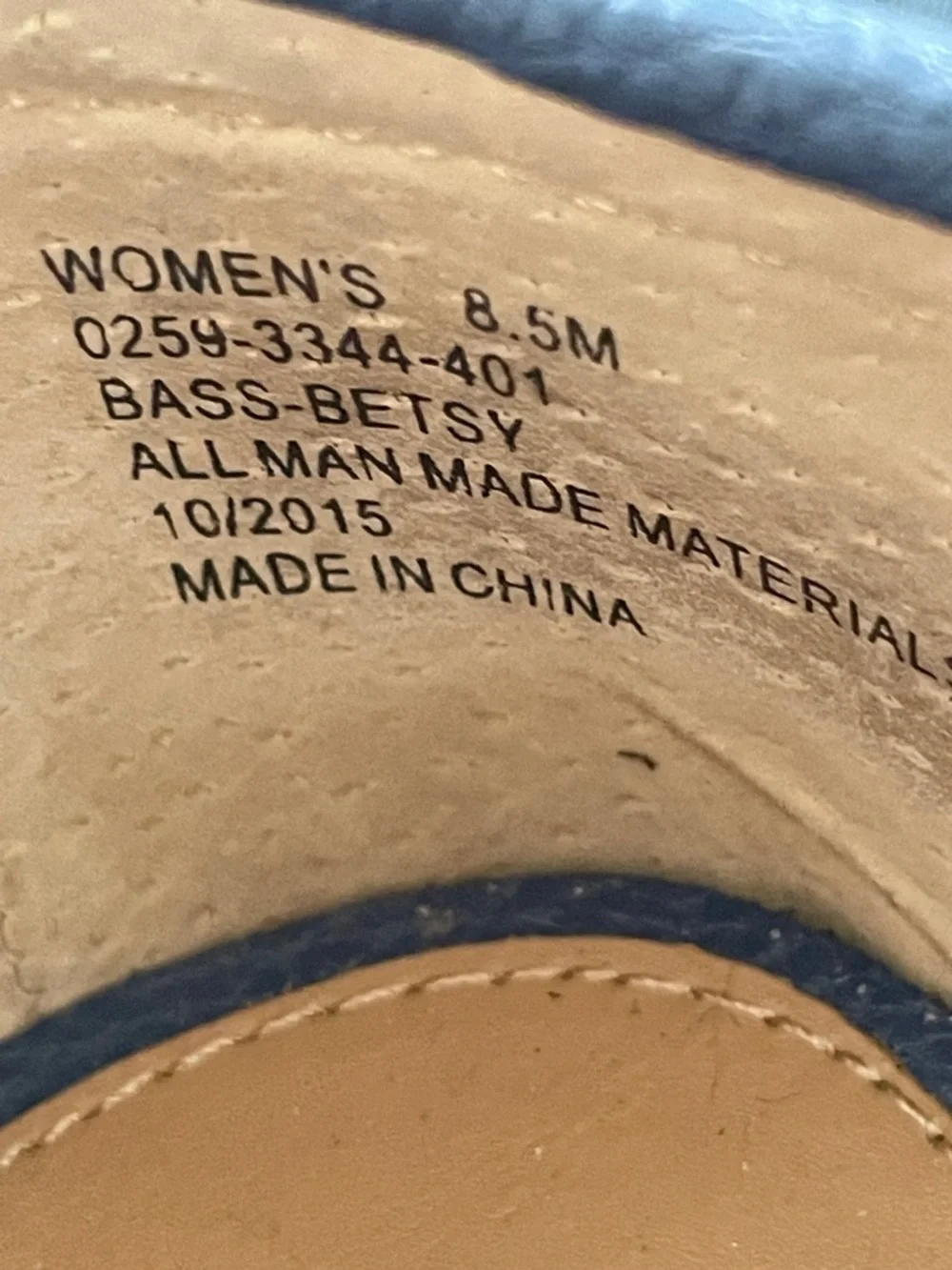 G.H. Bass & Co. no moccasin heel