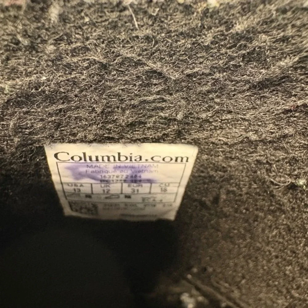 Columbia winter snow