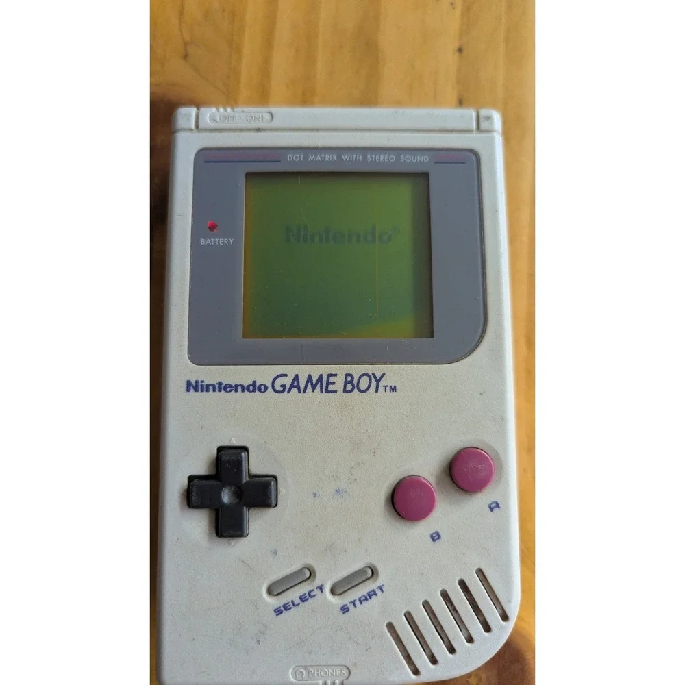 Original‎ Nintendo Game Boy DMG-01 Console Bundle 6 Games, Carrying Bag
